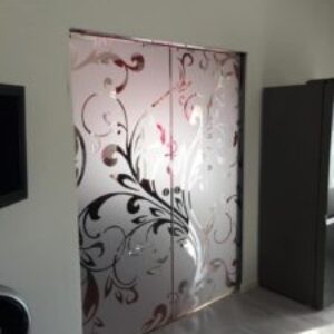 porta scorrevole in vetro - vetreria mafara palermo