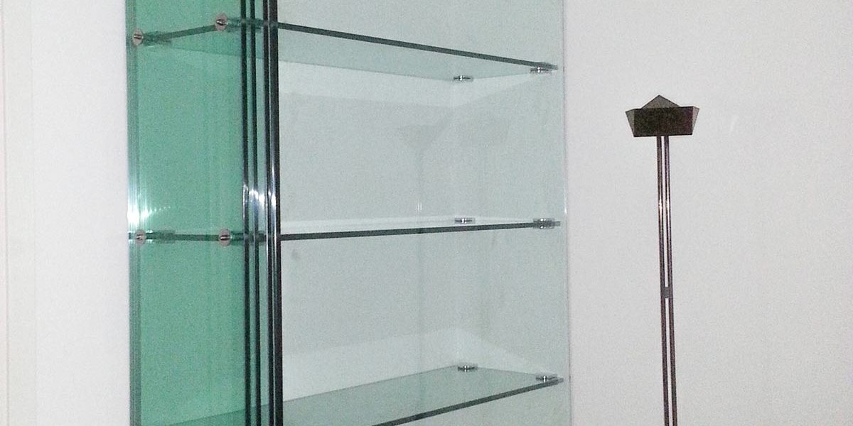 libreria arredamento in vetro - vetreria franco mafara palermo